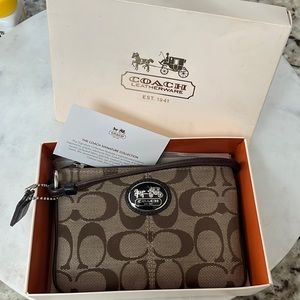 Coach brand wristlet